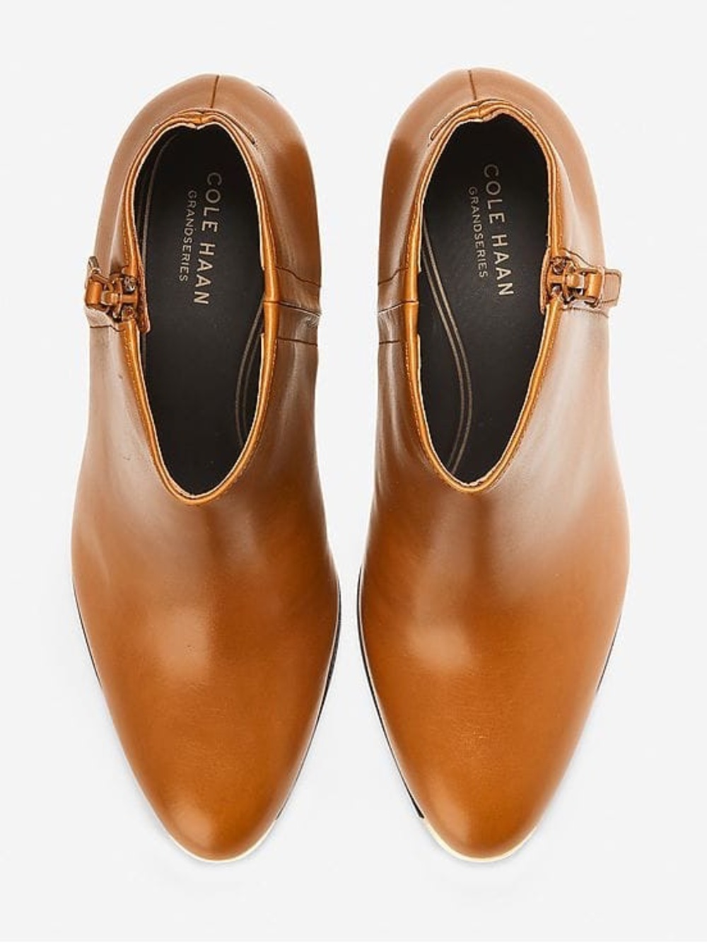 Cole Haan tan grand ambition leather booties - Picture 3 of 15